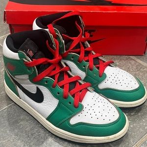Nike Air Jordan 1 Retro High Lucky Green Sz. 7.5 Women (DB4612-300) Green/white.
